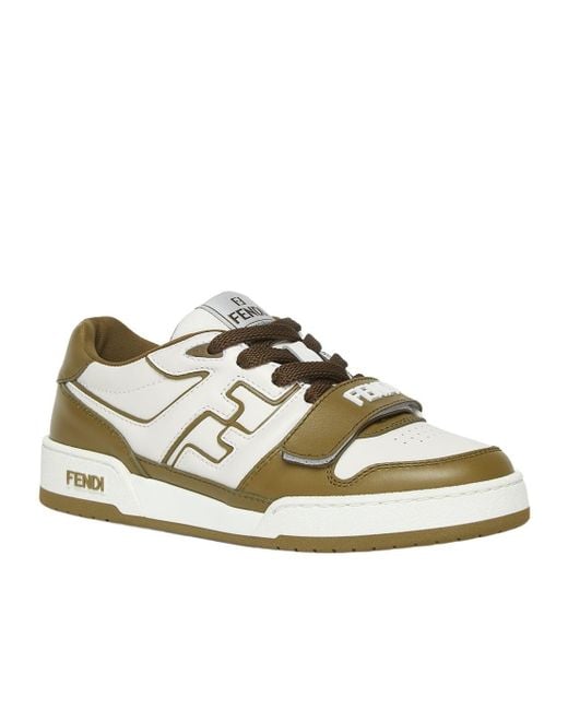 Fendi Multicolor Match Low-Top Sneakers