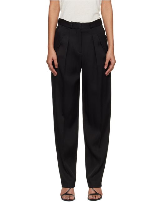 Loulou de Saison Black Alio Pleated Trousers