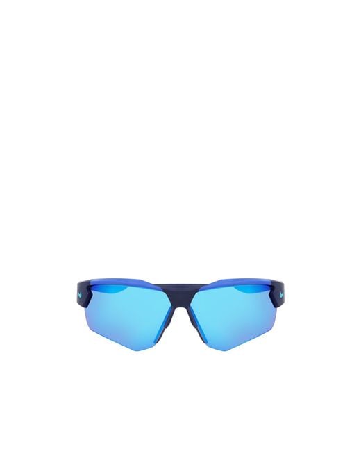 Nike Blue Half Frame Sunglasses for men
