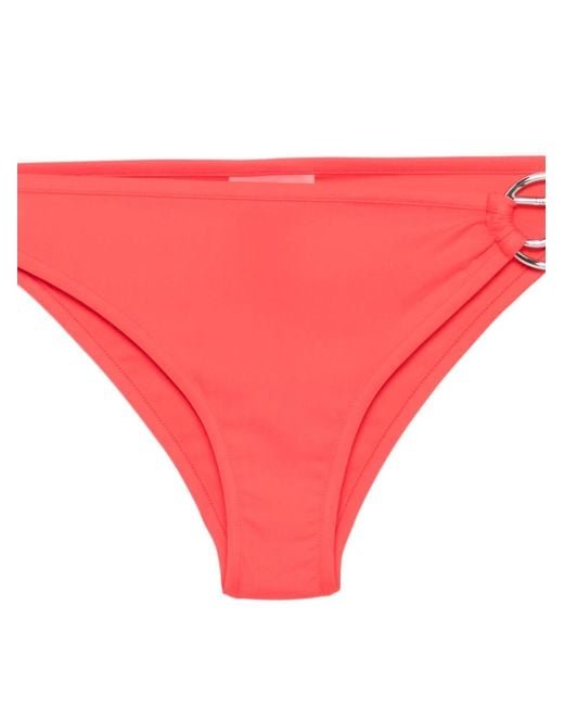 Coperni Pink Logo-Appliqué Bikini Bottoms