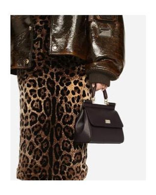 Dolce & Gabbana Black Medium Sicily Handbag