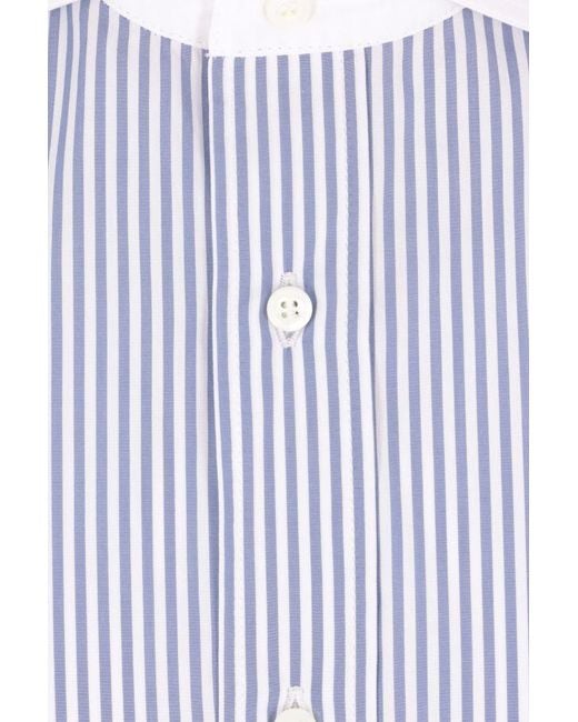 Brunello Cucinelli Blue Shirts for men