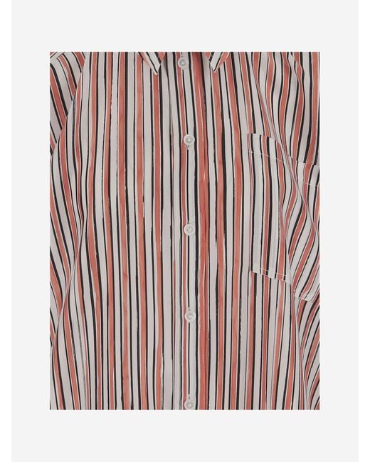 Bottega Veneta Multicolor Striped Shirt Dress