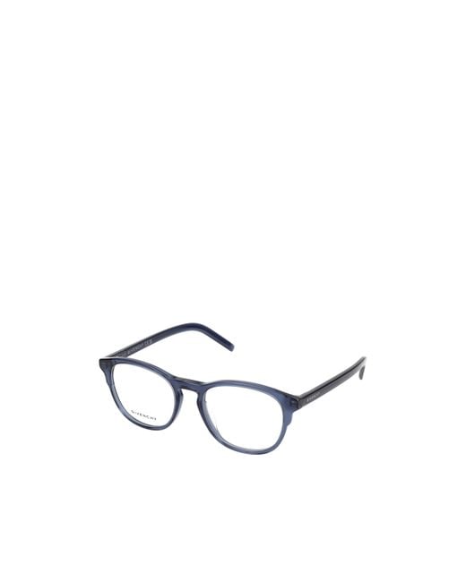 Givenchy White Eyewear Round Frame Glasses for men