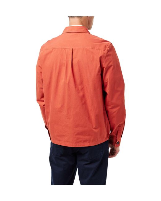 Paul Smith Red Patch Pocket Overshirt for men