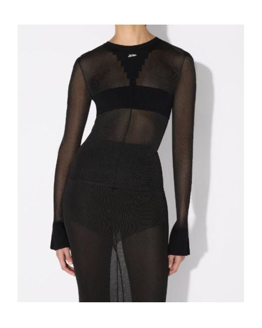 Jean Paul Gaultier Black The Logo Knitted Jumper