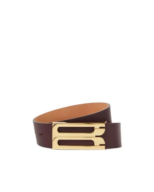 Victoria Beckham Brown Jumbo Dorian Belt