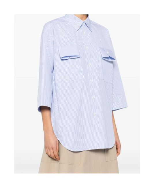 Moschino White Striped Shirt