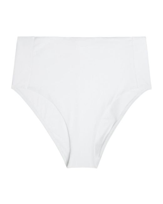Max Mara White High-Waisted Stretch-Polyamide Bikini Briefs