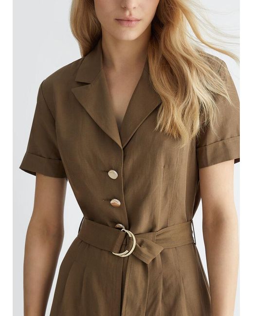 Liu Jo Natural Wide-Leg Jumpsuit