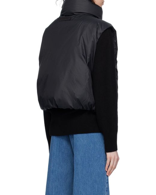 Canada Goose Black Spessa Cropped Down Gilet