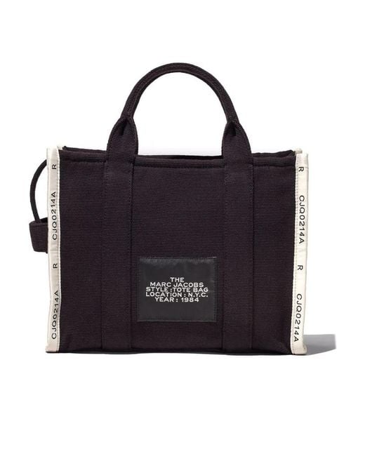 Marc Jacobs Black The Jacquard Small Tote Bag