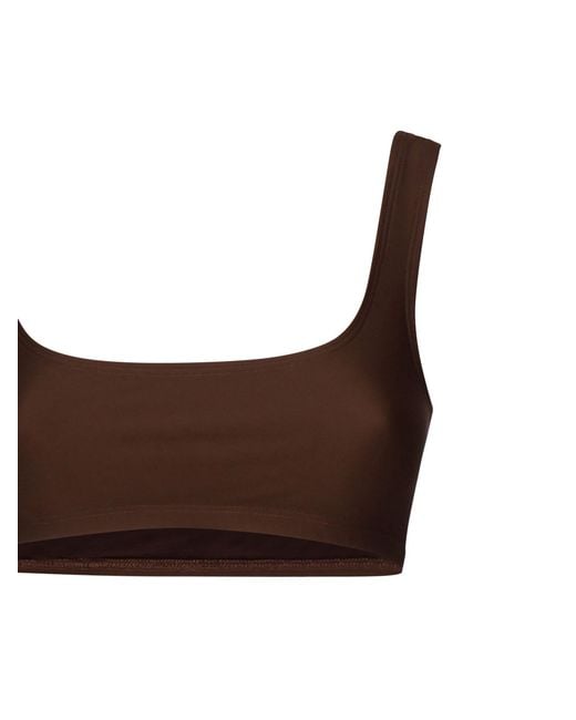 ANDAMANE Brown Glamour Top