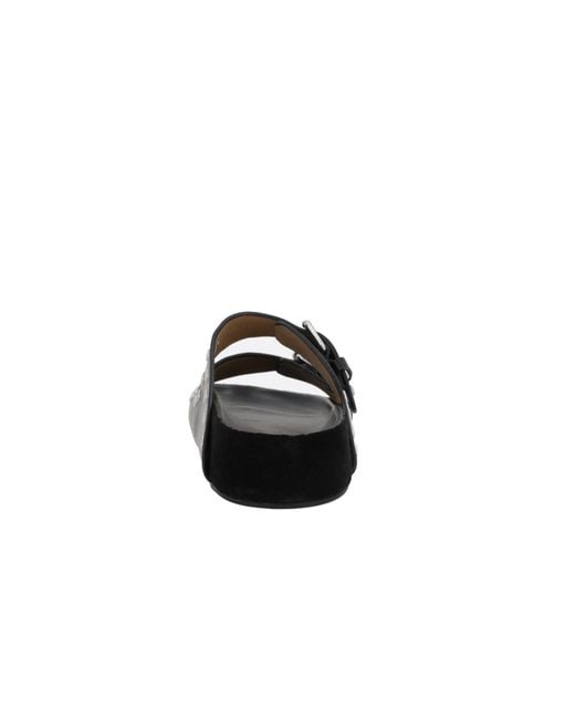 Isabel Marant Black Lennyo Studded Slip-On Slides