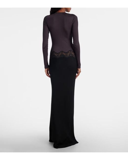 Christopher Esber Black Long Sleeve Dress