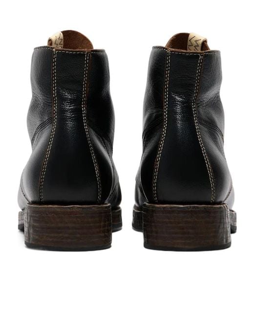 Visvim Black Lace-Up Boots for men