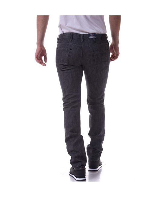 Armani Jeans Blue Logo Jeans for men