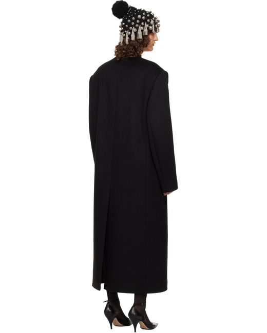 The Row Black Double-Breasted Coat