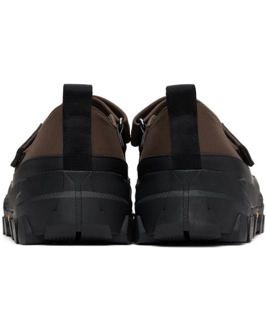 Amomento Black Vibram Mary Jane Loafers