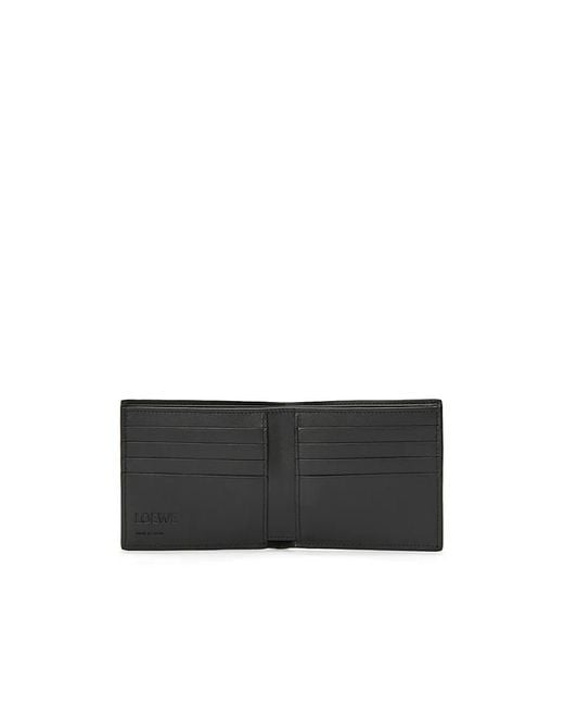 Loewe Gray Logo Embossed Bifold Wallet for men