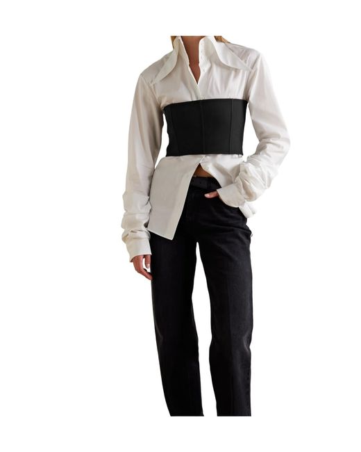 The Row Black Hilde Bandeau Top