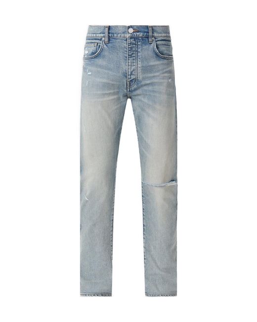 Amiri Blue Slash Jeans for men