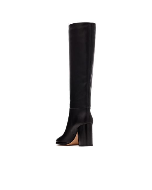 Gianvito Rossi Black Round-Head Boots