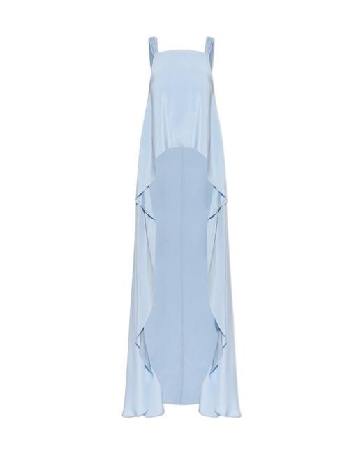 Cult Gaia Blue Etsuko High-Low-Hem Top