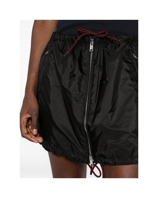 Prada Black Zipper Skirt