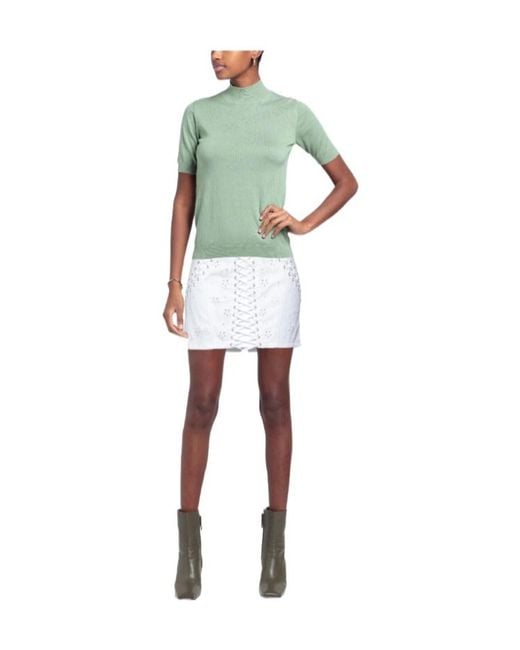 Dolce & Gabbana White Colorful Denimlace Dress