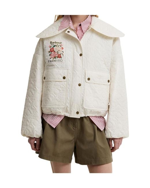 Barbour White Farm Rio Lotus Quilted Jacket