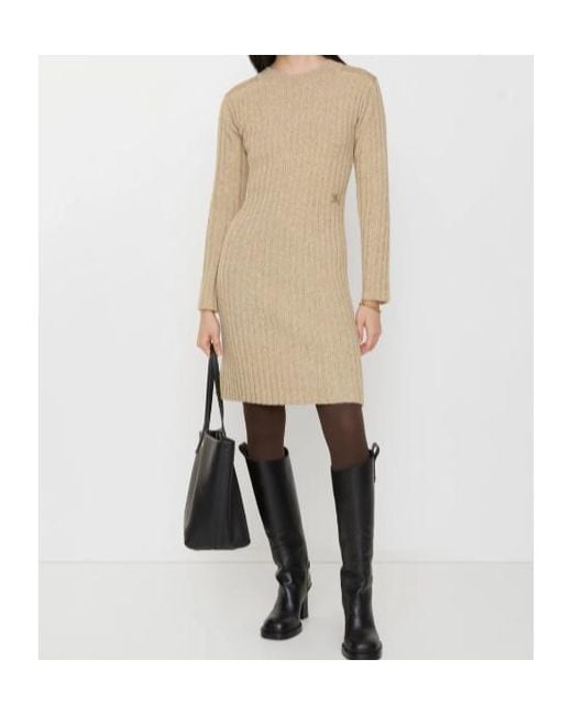Burberry Natural Wool Cashmere Dress