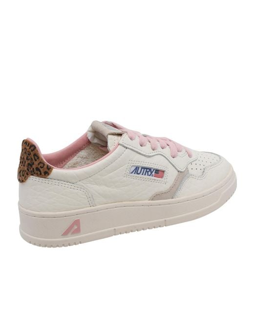 Autry Gray Medalist Low-Top Sneakers