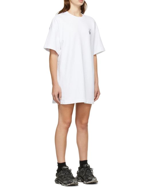 Off-White c/o Virgil Abloh White Chine T-Shirt Dress