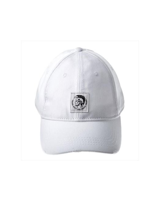 DIESEL Gray Condi-Max Logo Cap for men