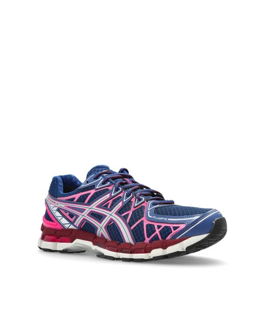 Asics Purple Round-Toe Sneakers for men