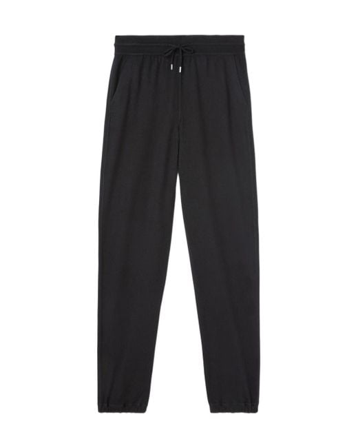 Loro Piana Black Merano Straight-Leg Tailored Trousers
