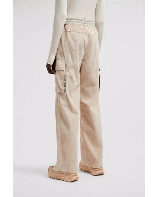 Moncler Natural Grenoble Corduroy Jogging Trousers