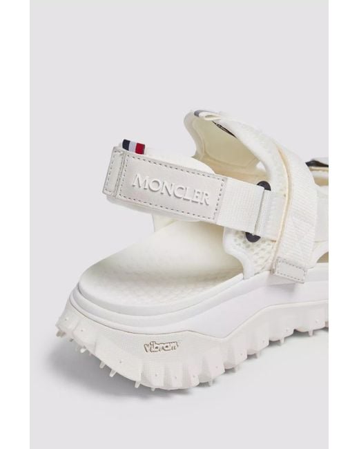 Moncler White Trailgrip Vela Water-Repellent Sandals
