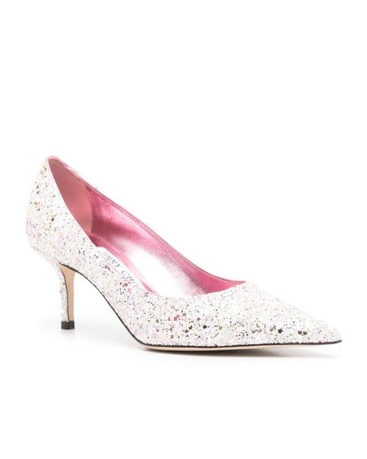Jimmy Choo Pink 65Mm Love Pumps
