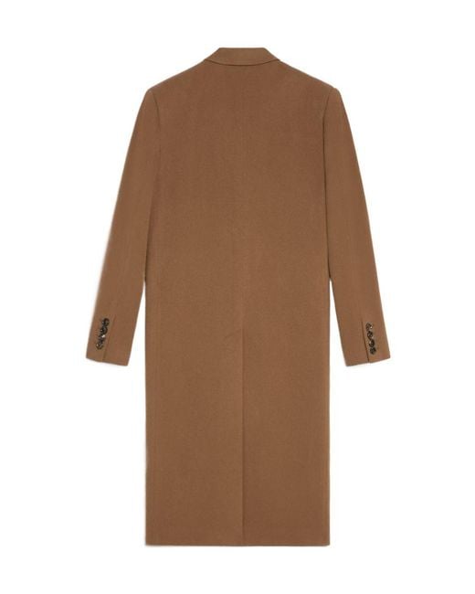 Céline Brown Notch Collar Coat