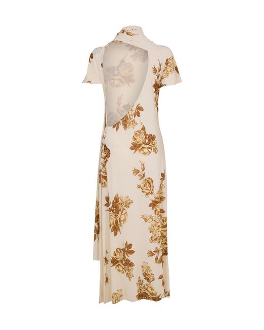 Magda Butrym Metallic Long Dress