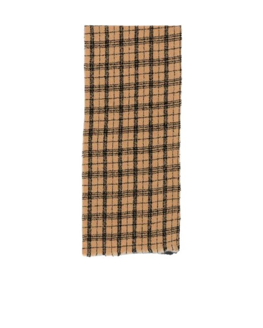 Destin Natural Plaid Scarf