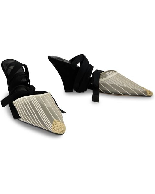 Jacquemus Black Striped Heeled