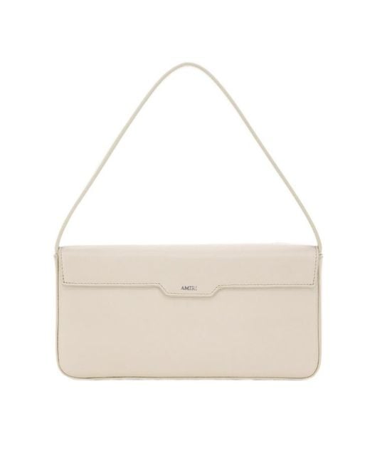 Amiri Natural Foldover Top Shoulder Bag