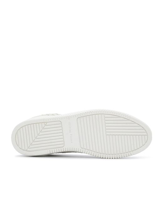 Filling Pieces White Round Toe Low-Top Casual Shoes for men