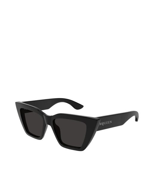 McQueen Black Eyewear Cat Eye Frame Sunglasses