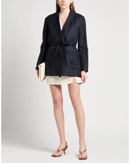 Brunello Cucinelli Black Double-Breasted Blazer