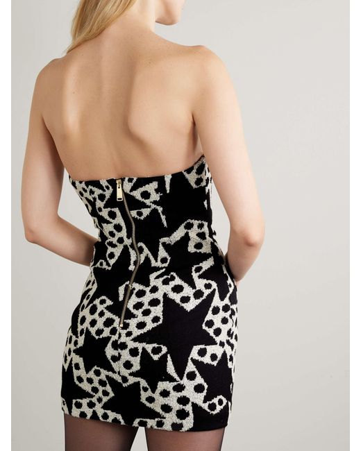 Area Black Polka Dot Pattern Dress