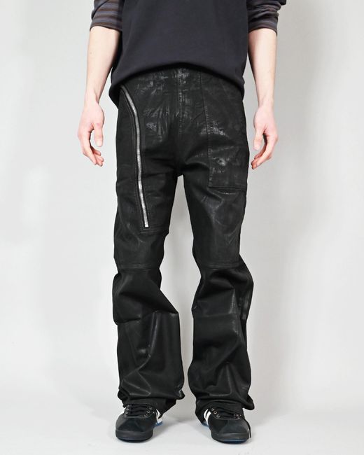 Rick Owens Gray Belt Loop Casual Pants for men